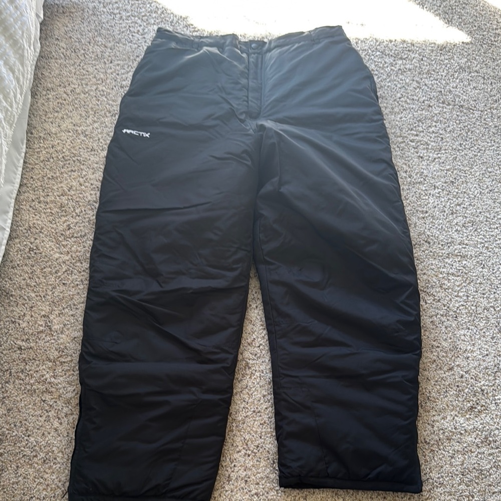 Arctix Insulated Black Snow Pants